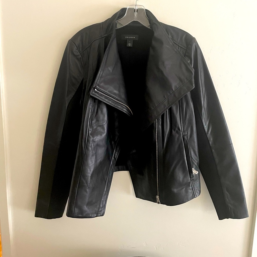 Halogen Leather Jacket - image 1